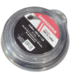 NYLON KAWASHIMA ALMA ACERO CUADRADO 2.7 MM B 1 LB 61 M