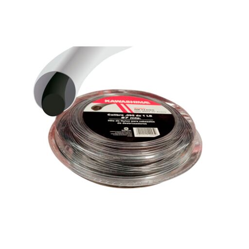 NYLON KAWASHIMA ALMA ACERO REDONDO  2.4 MM B 1LB 87  M