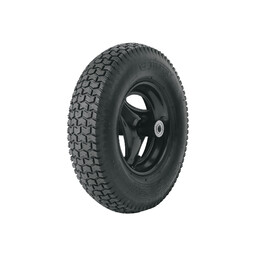 LLANTA REFORZADA, 16' CON RIN, EJE Y BALEROS PARA CARRETILLA