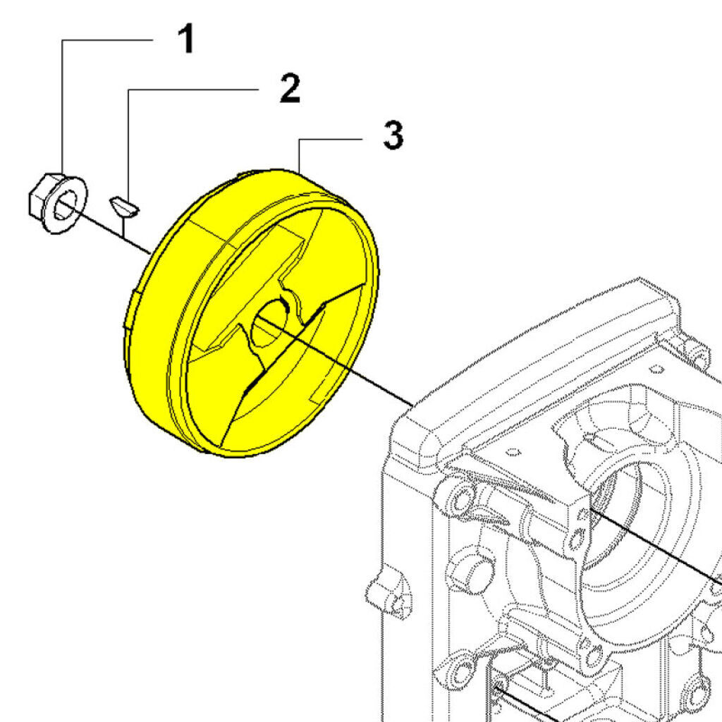 Volante Enfriador 180Bt Husqvarna 574814201 Todopartes